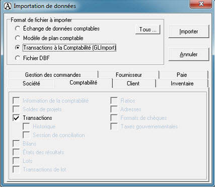 Acomba Module Inventaire Comment exporter vos données comptables vers votre Grand Livre dans Acomba